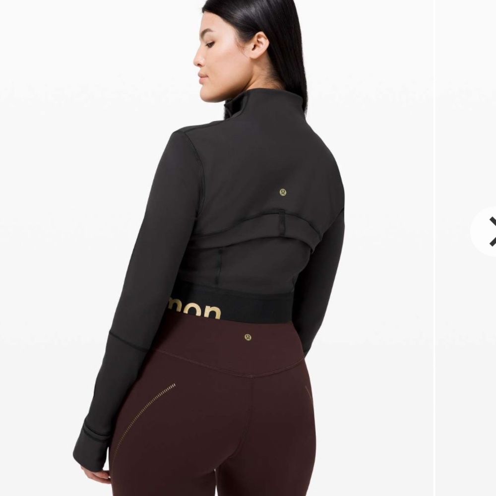 Lululemon Define Jacket Cropped *Gold Size 8 - Picture 3 of 11
